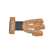 Перчатка кожаная JX502 коричневая для стрельбы из лука