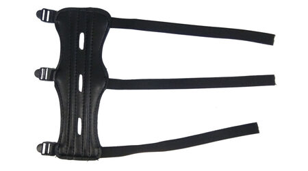 купите Крага для защиты предплечья Junxing JX107A (черная, кордура, 3 липучки) в Москве