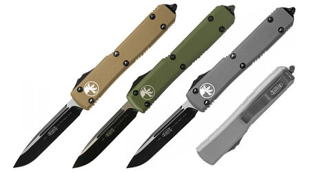 купите Автоматический выкидной нож Microtech Ultratech S/E Standard Drop Point / 121-1GY - 121-1OD - 121-1TA в Москве