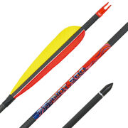 Карбоновая стрела для лука Bowmaster Patriot 500 с натуральным оперением 5 дюймов